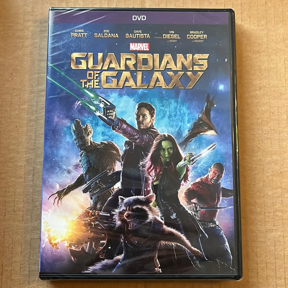 Guardians of the Galaxy DVD